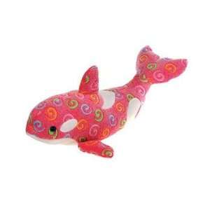   Color Swirls   Orca Whale (Bubble Gum Pink   21 Inch): Toys & Games