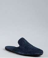 Bottega Veneta celeste intrecciato suede slippers style# 317095201