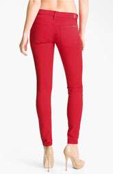 NEW 7 For All Mankind® The Skinny Overdyed Jeans (Red Apple) $169 