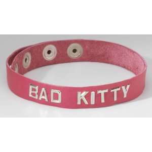  Pinkline Wordband Collar   Bad Kitty Health & Personal 