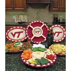  Virginia Tech Hokies Ceramic Dinner Plate: Sports 