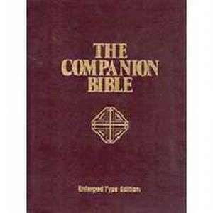 KJV Companion Bible Large Print Burgundy Hardcover 9780825420993 