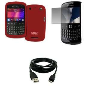   Cover + Screen Protector + USB Data Cable for BlackBerry Curve 9350
