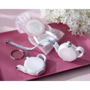   Teapot Tape Measure Keychain (Set of 12)   Wedding Favors Home