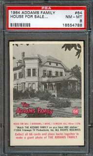 1964 ADDAMS FAMILY #64 HOUSE FOR SALE PSA 8 LOWER POP  