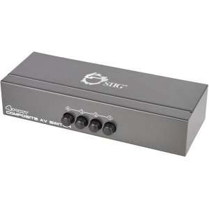  SIIG, SIIG 4x1 Composite & Audio Switch (Catalog Category Computer 