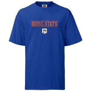  Nike Boise State Broncos Royal Blue Practice IV T shirt 