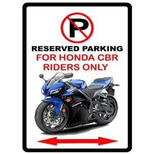    Honda CBR600 Motorcycle Cartoon No Parking Sign: Everything Else