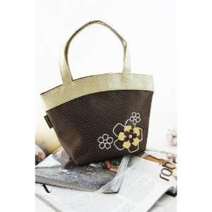  New Adorable Daisy Love Brown Small Tote Bag Beauty