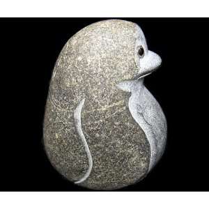 com Boulder Penguin   2 Tall   Crafted from Riverstone   Happy Feet 