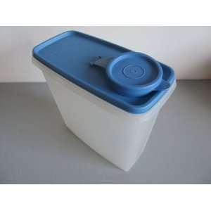  Tupperware Cereal Storer 13 Cup Medium Blue Seal x2 