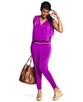 Spring 2012 trends Plus Size brights jumpsuit look