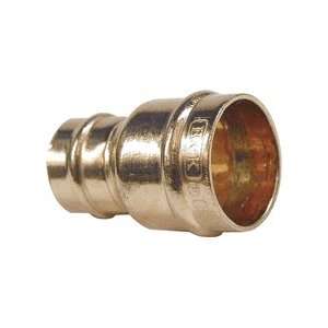  Watts Brass & Tubular #EZC3412S 3/4x1/2COP Red Coupling 