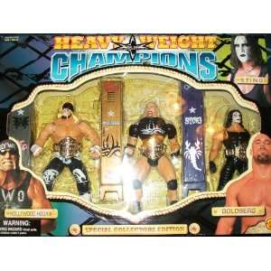  WCW HEAVYWEIGHT CHAMPIONS  HULK HOGAN, STING, AND GOLDBERG 