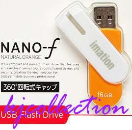 Imation 16GB 16G USB Flash Drive Pen Disk Orange Nano f  