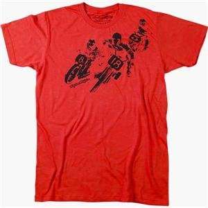   Troy Lee Designs Real Deal Slim Fit T Shirt   2X Large/Red Automotive