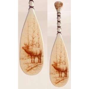  Elk Wood Canoe Paddle Wall Hanging: Home & Kitchen