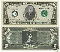 USA Banknote P 6 6th President J Quincy Adams Note  