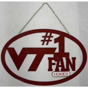 Virginia Tech Hokies VT NCAA Hanging Sign  Sports 