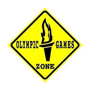  OLYMPIC GAMES ZONE athlete NEW sign