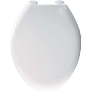   380SLOWT 000 Elongated Slow Close Toilet Seat, White: Home Improvement