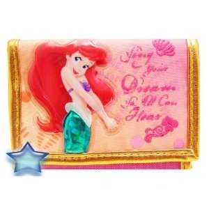  Disney Princess Ariel Coin Purse Wallet: Office Products