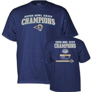 St. Louis Rams Super Bowl Champions Short Sleeve T shirt