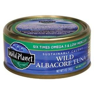 Wild Planet Sustainably Caught Wild Albacore Tuna No Salt, 5 Ounce 