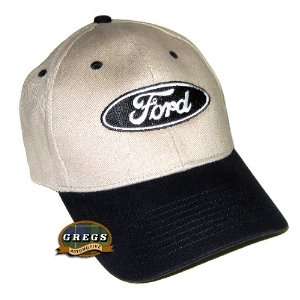  Ford Logo Hat Cap Black/Khaki Apparel Clothing Automotive