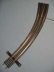 HO curved #8 LH 24 code 83 Micro Engineering rail  