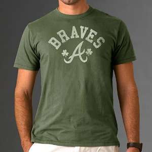 Atlanta Braves St. Patricks Day Topsail T Shirt by 47 Brand  