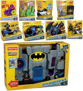 IMAGINEXT DC SUPER FRIENDS BATMAN BATCAVE + 8 WHOLE  