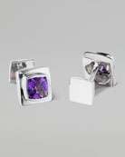 David Yurman Diamond Pave Cuff Links   