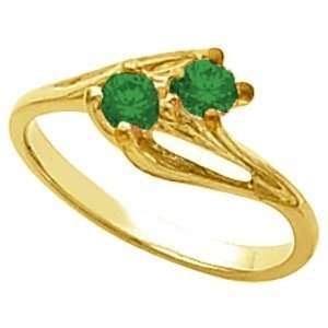 14K Yellow Gold Tsavorite Ring Jewelry