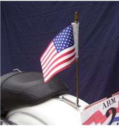 Motorcycle Flag Holder(Seat Mount) Big Twin & Sportster  
