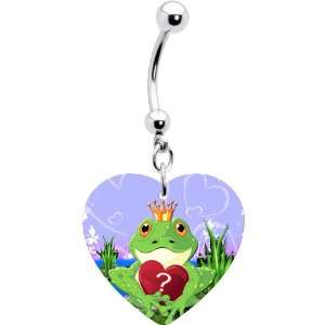  Frog Prince Valentine Belly Ring Jewelry