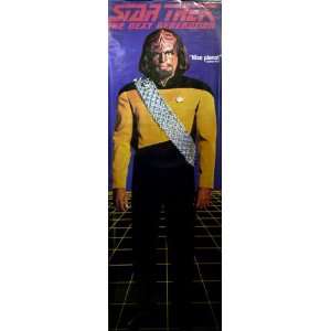  Star Trek Next Generation   Worf Door Giant 26x74 Poster 
