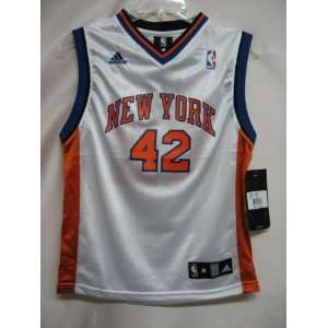 New York Knicks David Lee White NBA YOUTH Jersey:  Sports 