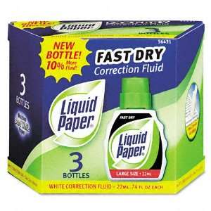  Liquid Paper® Fast Dry Classic Correction Fluid, 22 ml 