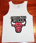 Chicago Bulls Hand Sewn Patch Tank Top Crewneck Sweater Jordan