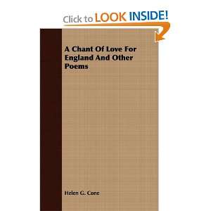  A Chant Of Love For England And Other Poems (9781409771753 