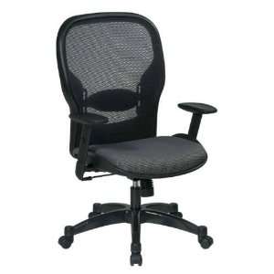   Breathable Mesh Back Chair with Steel Fabric Seat: Home & Kitchen