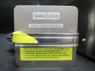 Sawa Clean SC 5000 Ultrasonic Stencil Cleaner  