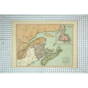  Map Canada Scotia Prince Edward Newfoundland Vermont: Home 