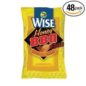 Wise Honey BBQ Potato Chip, .75 Oz Bags (Pack of 48)  