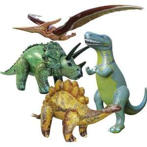    Medium Inflatable Dinosaur Toy Bundle (Set Of 4): Toys & Games