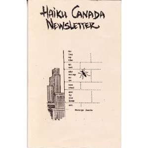  Haiku Canada Newsletter Vol. 7, # 2 Haiku Canada 