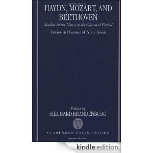 Haydn, Mozart, and Beethoven Studies in the Music of the Classical 