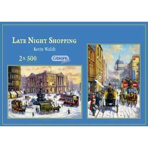   puzzle   Late Night Shopping 500 pieces x 2 [Toy]: Toys & Games