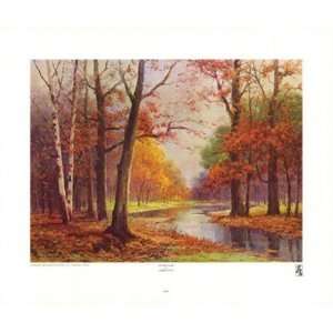  Autumn Glade by Robert Wood 25x20: Kitchen & Dining